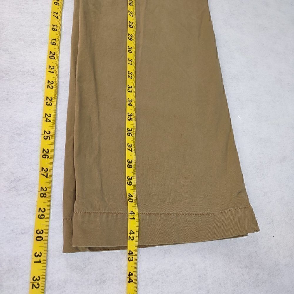 Lands End 100% Cotton French Walnut Misses Khaki Chinos Size (Fit 1) 12X32 (NWT) - Picture 8 of 12
